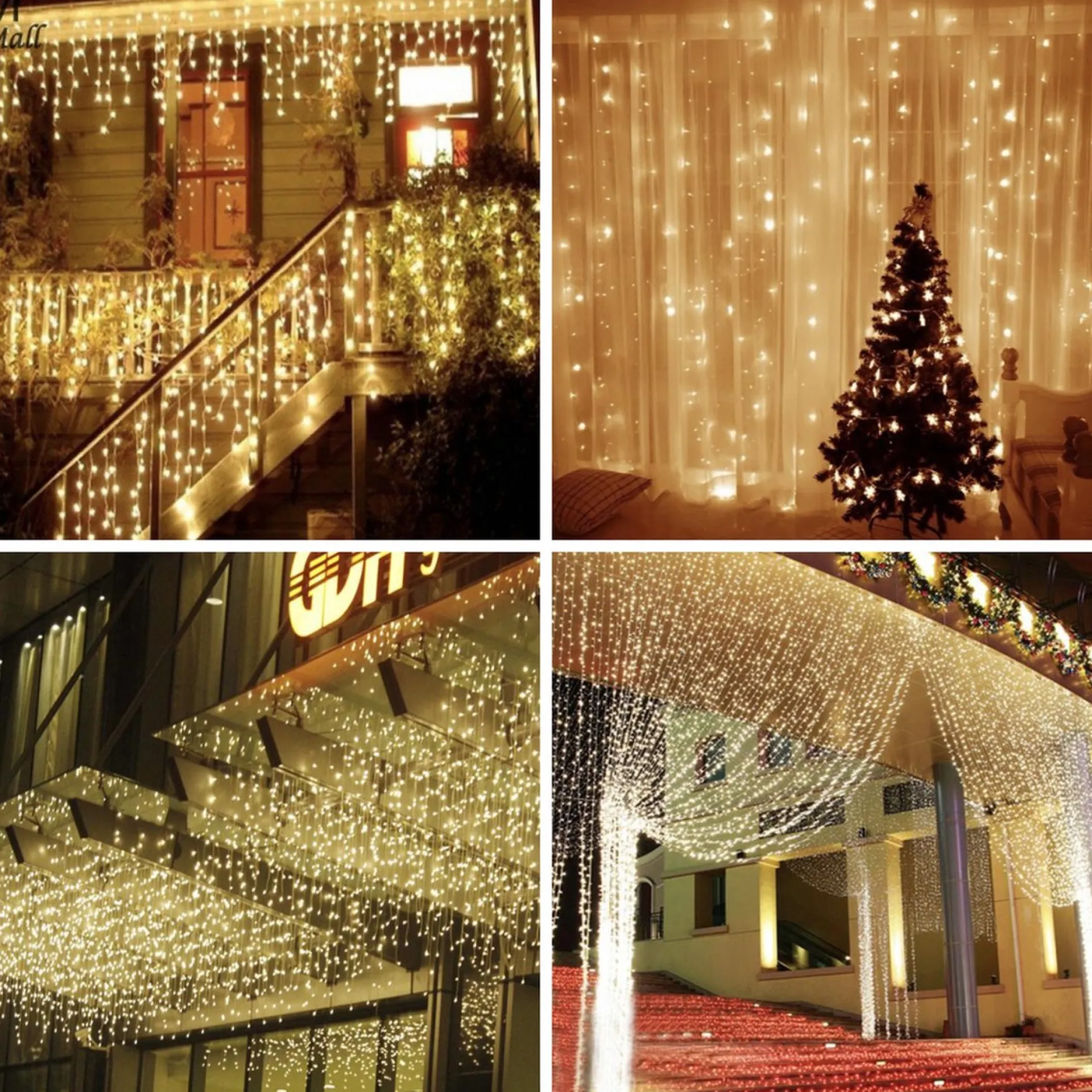 J-Pro Curtain Light 3X3M Lichtsnoer Op Netstroom - Tuinverlichting Led - Lichtslinger - Led Lichtgordijn 3X3M Cheap