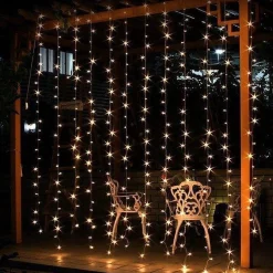 J-Pro Curtain Light 3X2M Lichtsnoer Op Netstroom - Tuinverlichting Led - Lichtslinger - Led Lichtgordijn 3X2M Sale