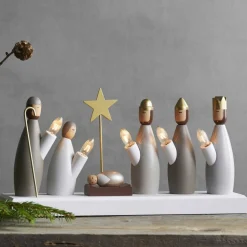 Star Trading Kerststallen></noscript>Kandelaar Krubba De Drie Wijzen 33Cm Breed