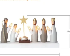 Star Trading Kerststallen></noscript>Kandelaar Krubba De Drie Wijzen 33Cm Breed