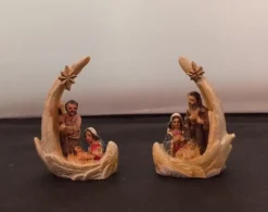 Merkloos Kerststallen>Kersstal Boog Vorm 2 Stuks