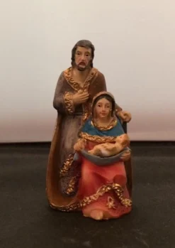 Merkloos Kerststallen>Kersstal Jozef, Maria En Kindeke Jezus