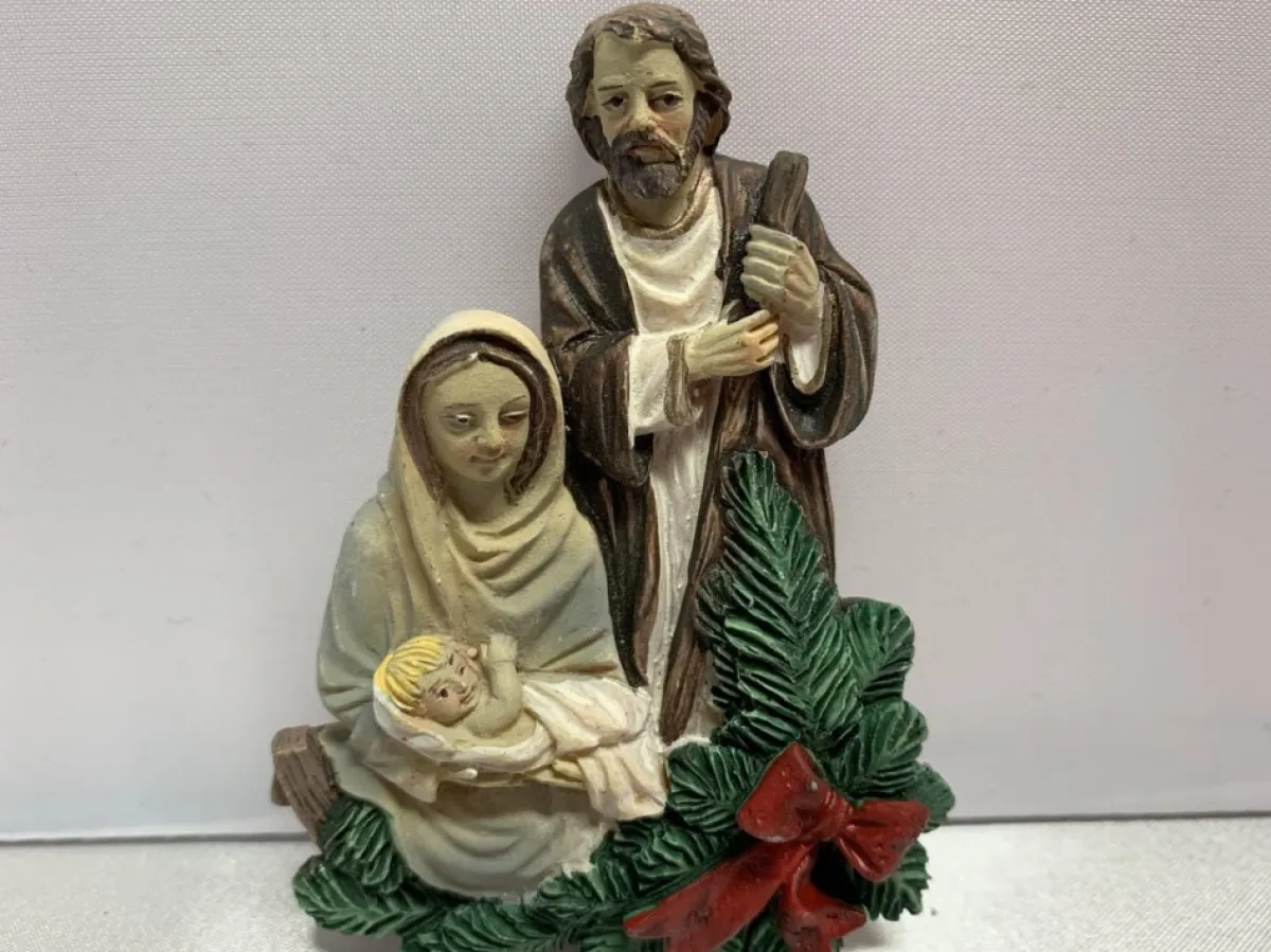 Eigenmerk Home made Kerststallen>Kersstal Met Magneet