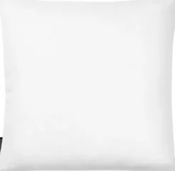 Gek op Kussens! Kerstkussens>Kerst 'Christmas Gift' Kussenhoes | Katoen/Polyester | 45 X 45 Cm | Wit / Goud