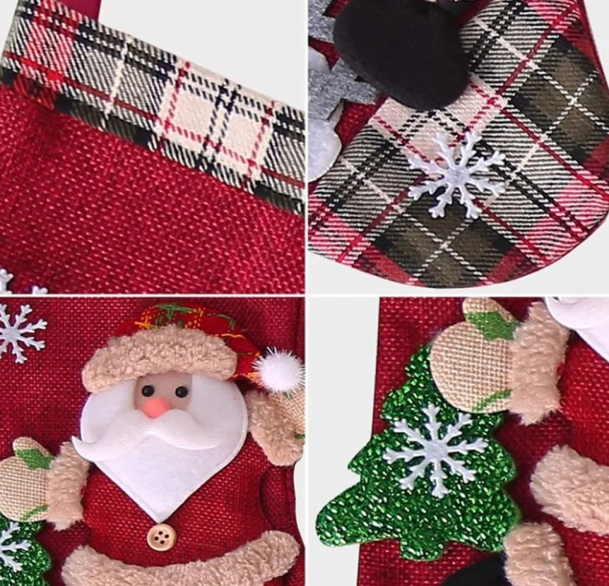 Merkloos Kerststukjes>Kerst Decoratie Voor Binnen - Kerstkous 3 Stuks