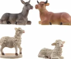 Bellatio Decorations Kerststallen>Kerst Dierenbeeldjes Van Polystone 9 Cm