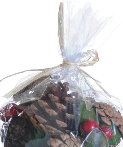 Naturn Christmas Kerststukjes>Kerst Diy Knutselen Pakket Van | 9 X 9 X 16 Cm | Duurzame Kerstdecoratie Set | Kerstpakket Decoratie | Rood