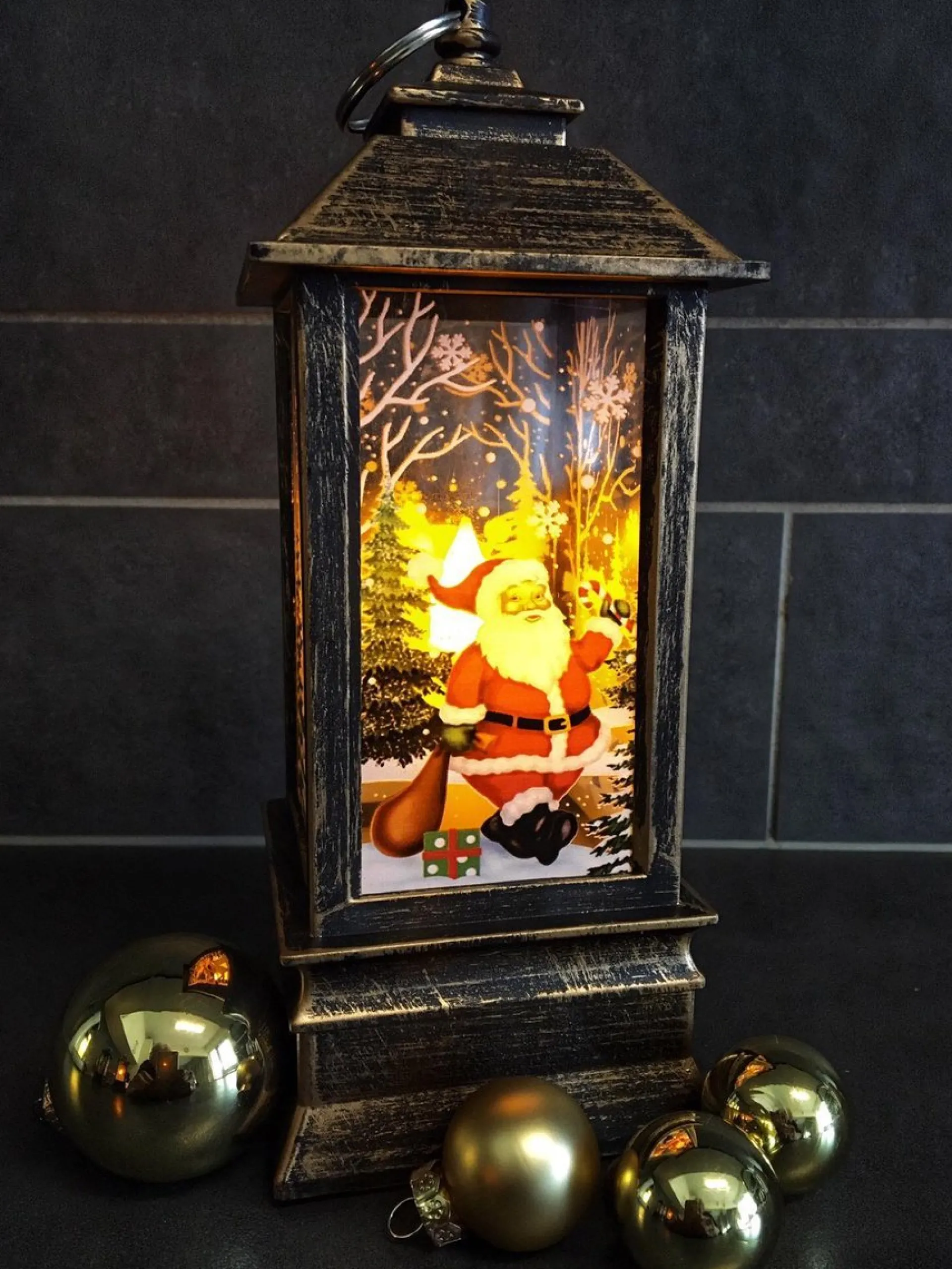 Dripio Kerst Lantaarn | Indoor Kerst Verlichting - Sfeer Verlichting - Lantaarn - Kerst Decoratie - Kerstversiering - Led - Kerstverlichting Binnen - Black Friday Sale Outlet