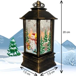 Dripio Kerst Lantaarn | Indoor Kerst Verlichting - Sfeer Verlichting - Lantaarn - Kerst Decoratie - Kerstversiering - Led - Kerstverlichting Binnen - Black Friday Sale Outlet