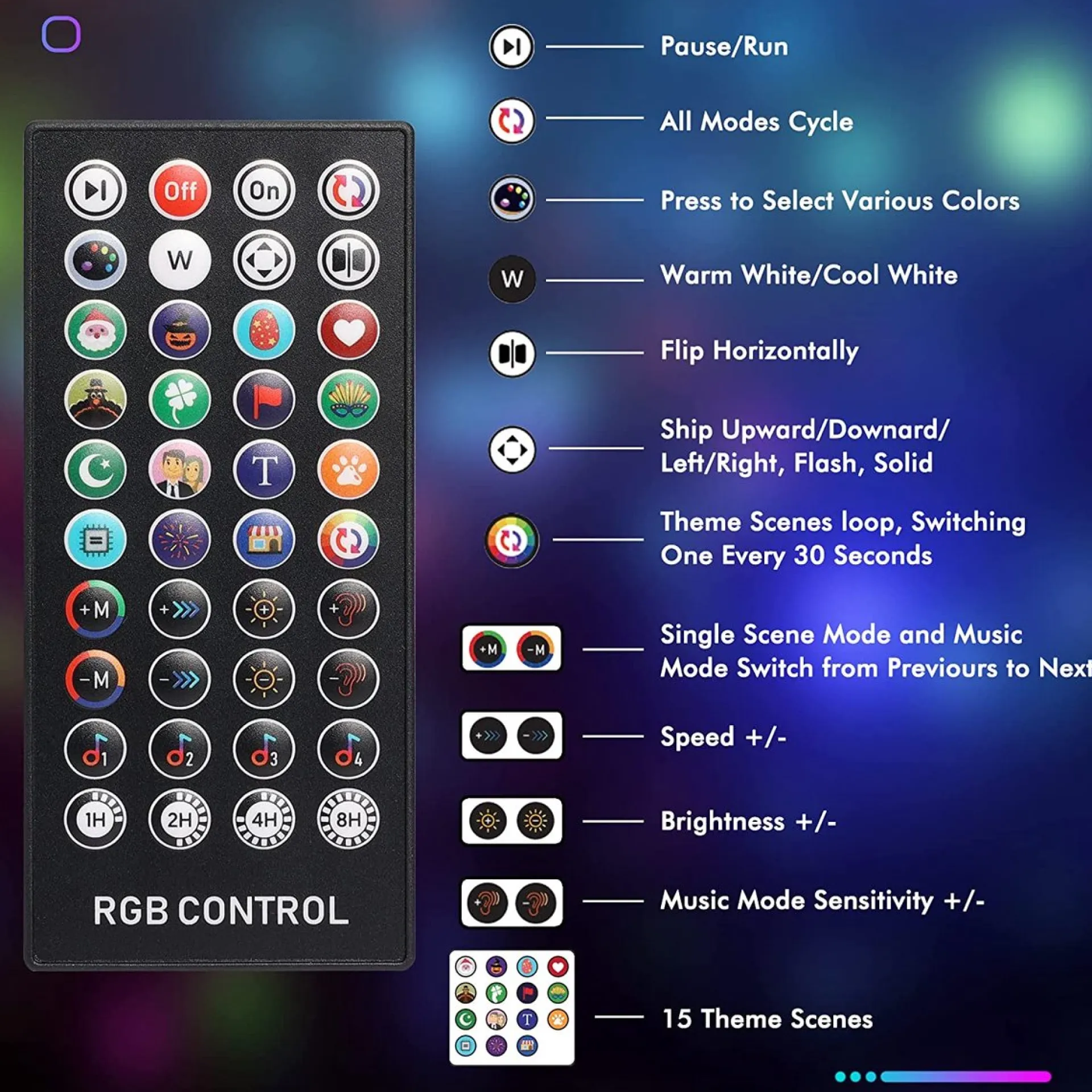 * Kerst Led Gordijn - Rgb Belichting - Led Verlichting - Patronen Instellen - 400 Leds Shop