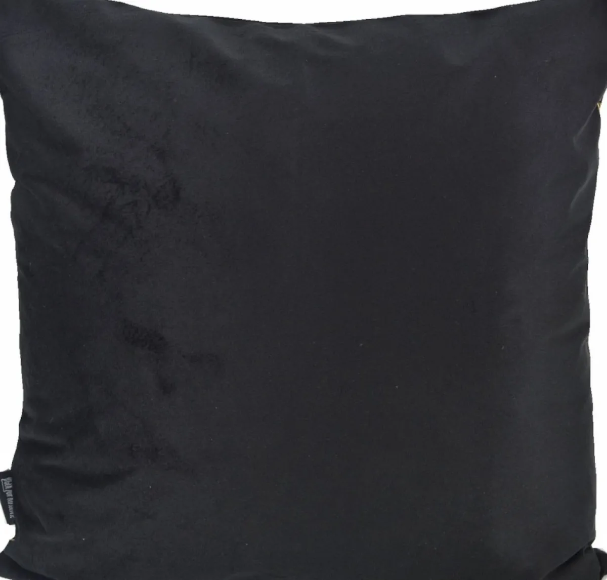 Gek op Kussens! Kerstkussens>Kerst 'Merry Christmas' Kussenhoes | Katoen/Polyester | 45 X 45 Cm | Zwart /