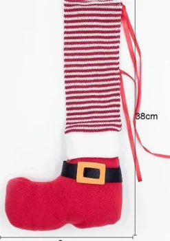 Happy Tears Kerstsokken>Kerst Stoeldecoratie | Decoratie | Stoelpoten | Stoelpoten Als Kerstsokken | Set Van 8 Stuks | Kerst Sok | Voor De Hele Familie | Gezin