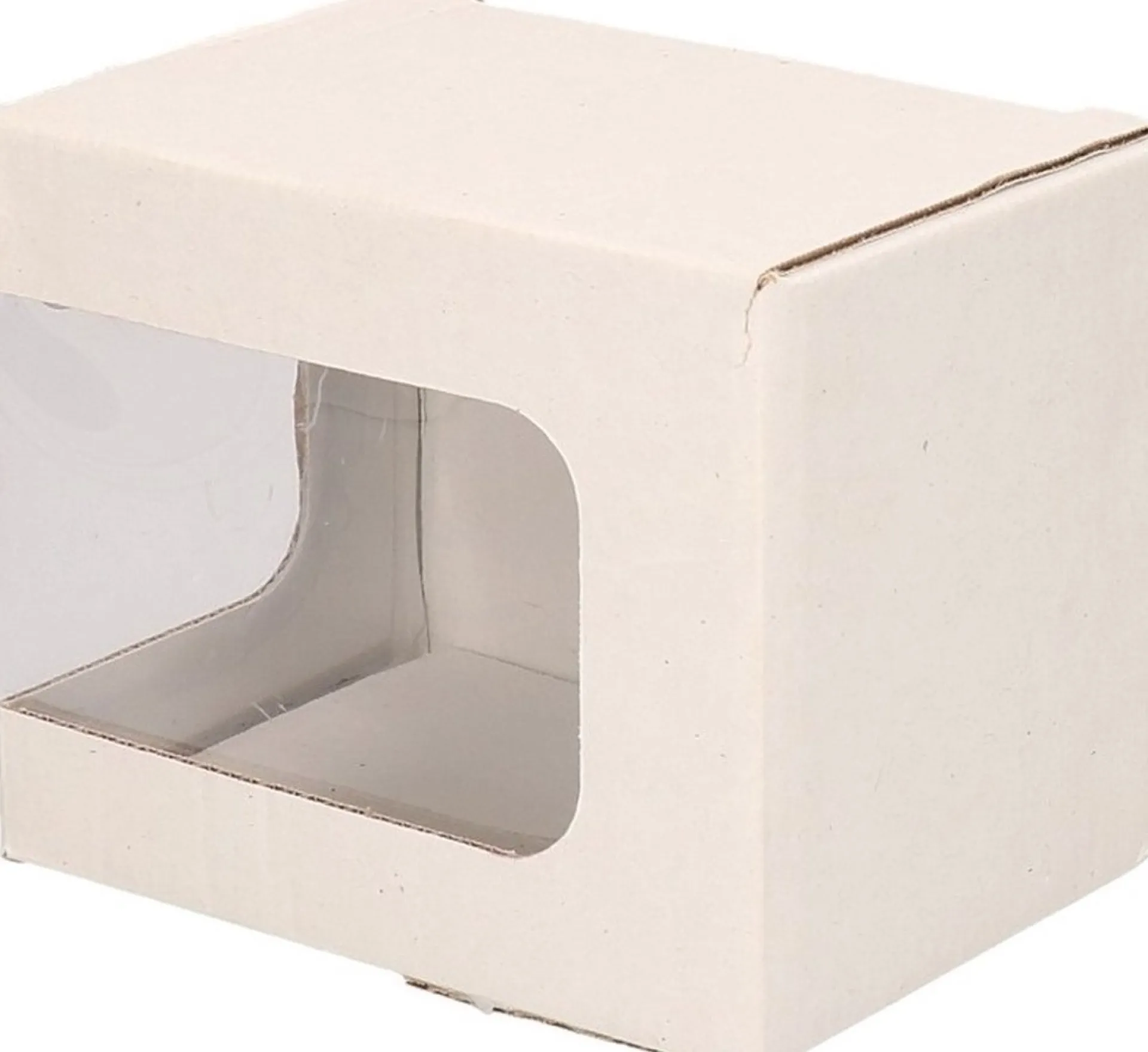 Bellatio Decorations Kerstbal Verpakken 2X Doosjes Met Venster 12 X 9 X 10 Cm - Speciale/Luxe Kerstballen Verpakkingen/Opbergdoosjes Fashion