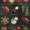 Decoris Kerstboomversieringen>Kerstballen Mixdoos 25 St. | Rood/Groen/Goud