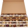 Bellatio Decorations Kerstballen Opbergbox - 3 Stuks Vakjesdozen Voor 54 Kerstballen Van 6 Cm Flash Sale