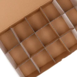 Bellatio Decorations Kerstballen Opbergbox - Vakjesdoos Voor 15 Kerstballen Van 10 Cm En 54 Kerstballen Van 6 Cm New