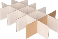 Bellatio Decorations Kerstballen Opbergbox - 2X Vakjesdoos Voor 15 Kerstballen Van 10 Cm New