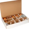 Bellatio Decorations Kerstballen Opbergbox - 5X Vakjesdoos Voor 15 Kerstballen Van 10 Cm Online