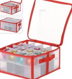 Relaxwonen Kerstballen Opruimen/Opbergen Opbergboxen 30 Cm Voor 32 Stuks Kerstballen Shop