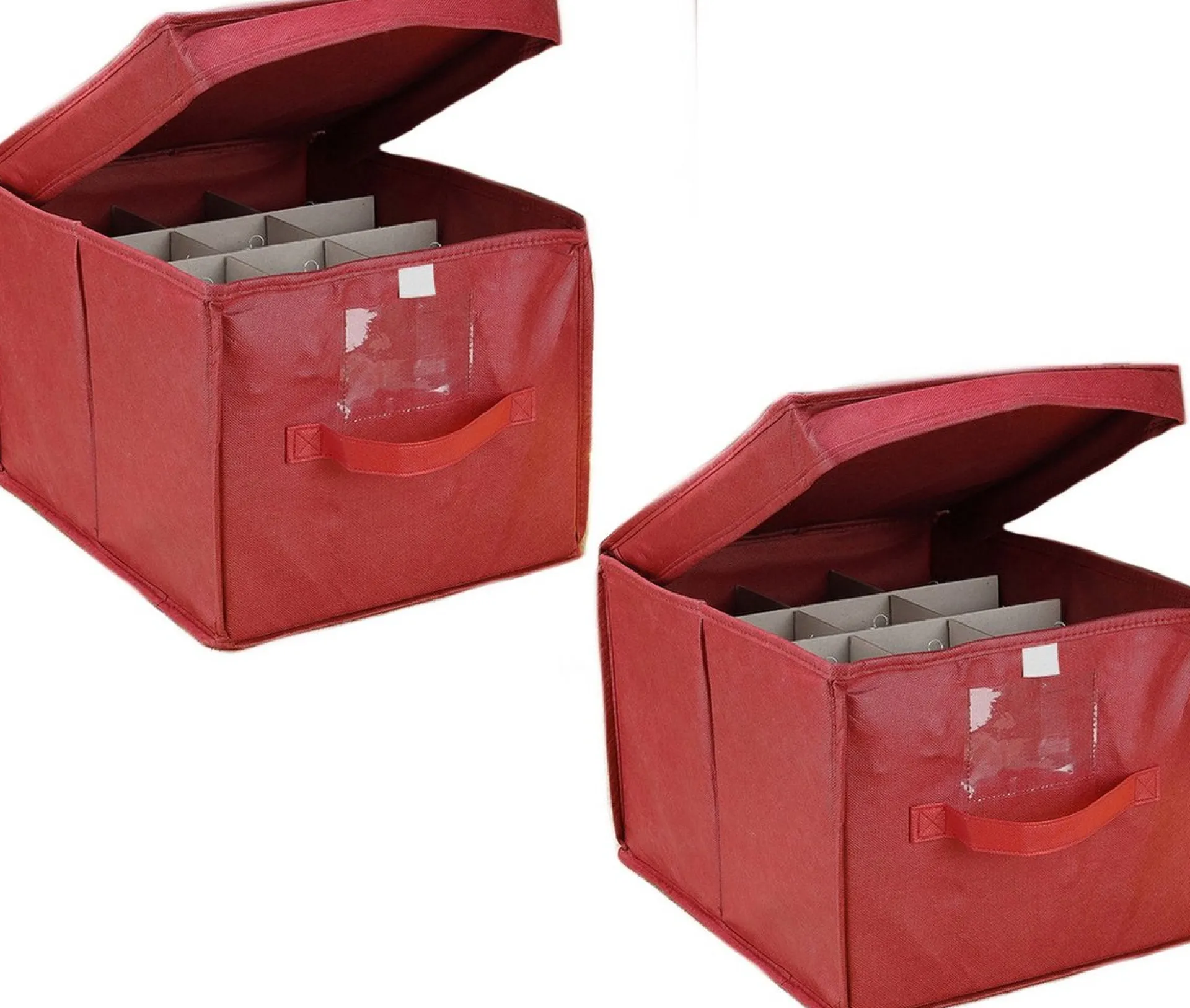 Bellatio Decorations Kerstballen Opruimen/Opbergen Opbergbox Voor 24 Kerstballen 30 X 39 - Kerstballen Boxen/Dozen Cheap