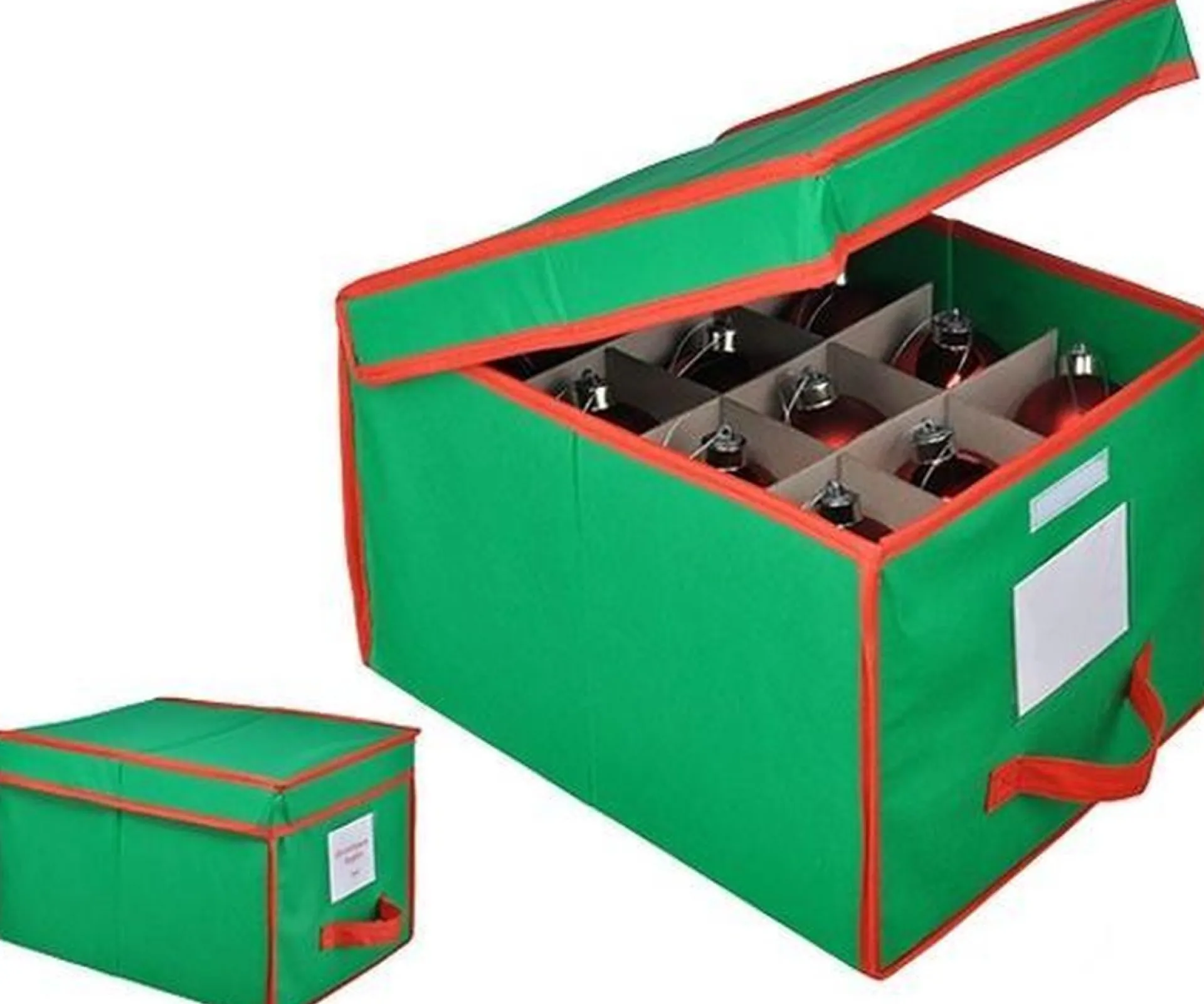 Bellatio Decorations Kerstballen Opruimen/Opbergen Opbergbox Voor 24 Kerstballen 30 X 39 - Kerstballen Boxen/Dozen Cheap