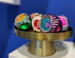 Merkloos Kerstboomversieringen></noscript>Kerstballen Set - 12 Kerstballen - Kerstballen Glas - Handmade - Retro Kerstballen - Kerstboomversiering - Gekleurde Kerstballen - Vintage Kerstballen