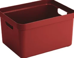 Sunware Kerstballen/Kerstversiering Opruimen Opbergbox Met Rendieren Print - Kerstversiering/Kerstdecoratie Kerstballen Opruimen/Opbergen Online