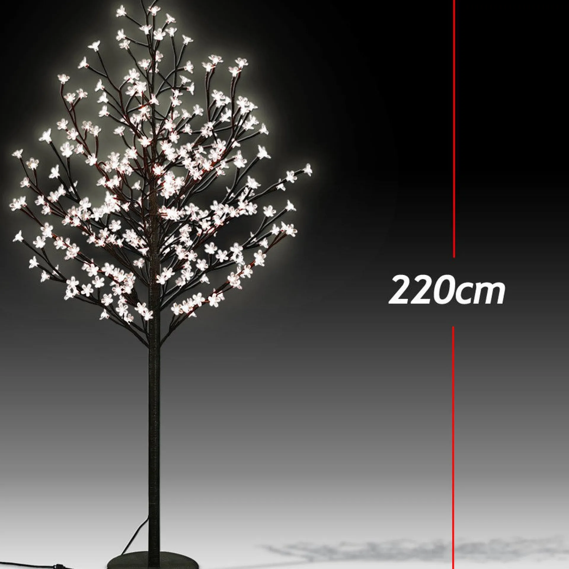 Monzana Kerstbloesem, 220 Cm, 220 Led's, Kerstboom, Kerstversiering, Bloesem, Voor Binnen En Buiten Online
