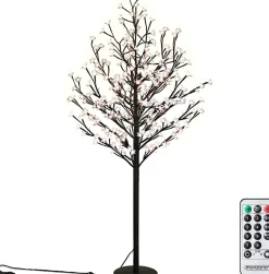 Monzana Kerstbloesem, 220 Cm, 220 Led's, Kerstboom, Kerstversiering, Bloesem, Voor Binnen En Buiten Online