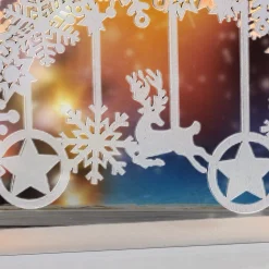 Monzana Kerstboog Sneeuwvlokken Led – Batterij – Warm Wit Online