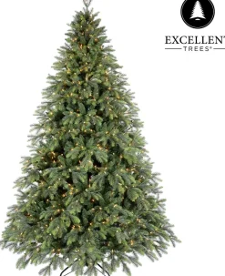 Excellent Trees Kerstboom ® Led Kalmar 150 Cm Met Verlichting - Luxe Uitvoering - 210 Lampjes Flash Sale