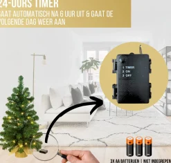 Excellent Trees Kerstboom ® Led Jarbo 75 Cm Met Verlichting - Luxe Uitvoering - 55 Lampjes Sale