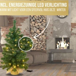 Excellent Trees Kerstboom ® Led Jarbo 75 Cm Met Verlichting - Luxe Uitvoering - 55 Lampjes Sale