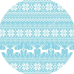 vloerkledenopvinyl.nl Kerstboom Kleed | Rendier Blauw Cheap