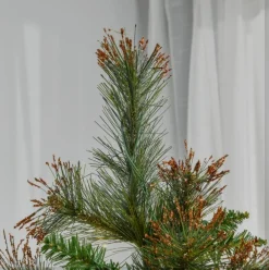 Merkloos Kerstboom Met Verlichting - Kunstkerstboom - Kunstboom - 200 Led's - Christmas Tree - Kerstboom 180Cm - 616 Takken - Diameter Doorsnede 112Cm Clearance