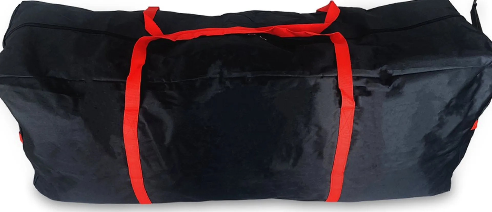 Happy Shopper Kerstboom Opbergtas - Opbergoes - Opbergzak - Kerst Opbergen - Kunstkerstboom Tas - Zwart/Rood - 47 X 36 Cm - Kerstcadeau Best