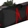 Merkloos Kerstboom Opbergtas Kerst 165X38X76Cm Zwart Draagtas Opruimen Organisen Cheap