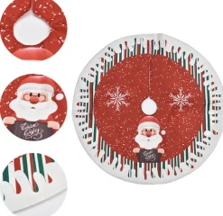 Without lemon Kerstboom Rok - Binnenhuis Decoratie - Kerst Decoratie Vloerkleed - s - Rond Kerstkleed - Onder Kerstboom - 80Cm Cheap