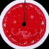 Fééric Lights and Christmas® Kerstboom Rok - Kerstboomrok/Kerstboom Kleed Rood 90 Cm - Kerstboom Rok/Rokken - Joyeux Noel Store