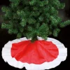 Fééric Lights and Christmas® Kerstboom Rok - Kerstboomrok/Kerstboom Kleed Rood 90 Cm - Kerstboom Rok/Rokken - Joyeux Noel Hot