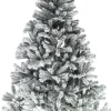 Merkloos Kerstboom Tuscan Spruce Sneeuw - 210 Cm - Inclusief Voet Cheap