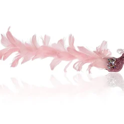 com-four Kersthanger>Kerstboomdecoratie Vogel - Pauw Met Pailletten Voor Kerstboomdecoratie - Kunststof Vogels Met Clip Voor Kerst