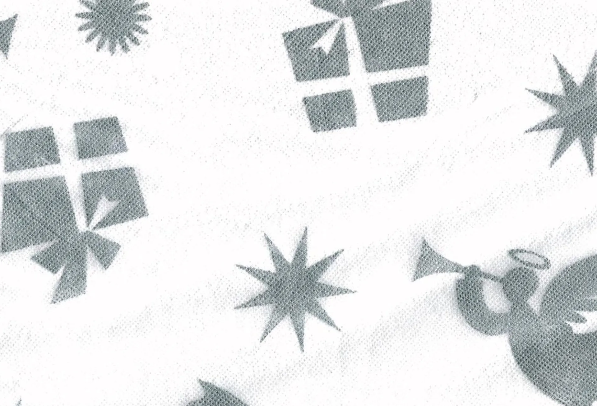 Dutch Flower Lady Kerstboomhoes Wit-Zilvergrijs New