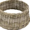 Merkloos Kerstboomhuls L Antique Grey L O 60 Cm L Hoogte 26 M L Kerst Accessoire L Rotan L Kerstboom Mand Fashion
