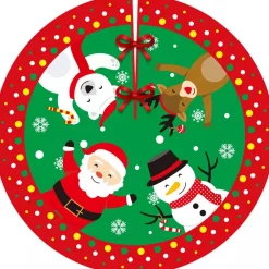 VinkToys Kerstboomkleed - Kerstboomrok - Kerstboom Ring - Kleed Voor Onder Kerstboom - 90Cm - Kerstboom Standaard - Voet Voor Kerstboom Cheap