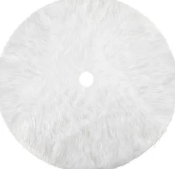 Evora Kerstboomkleed Wit 120 Cm - Kerstboomrok 120 Cm Groot - Zacht Pluche Kerstboom Kleed Voor Onder De Kerstboom Discount