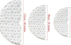 Merkloos Kerstboomrok - Kerstboomkleed – Luxe Kerstboomrok Best