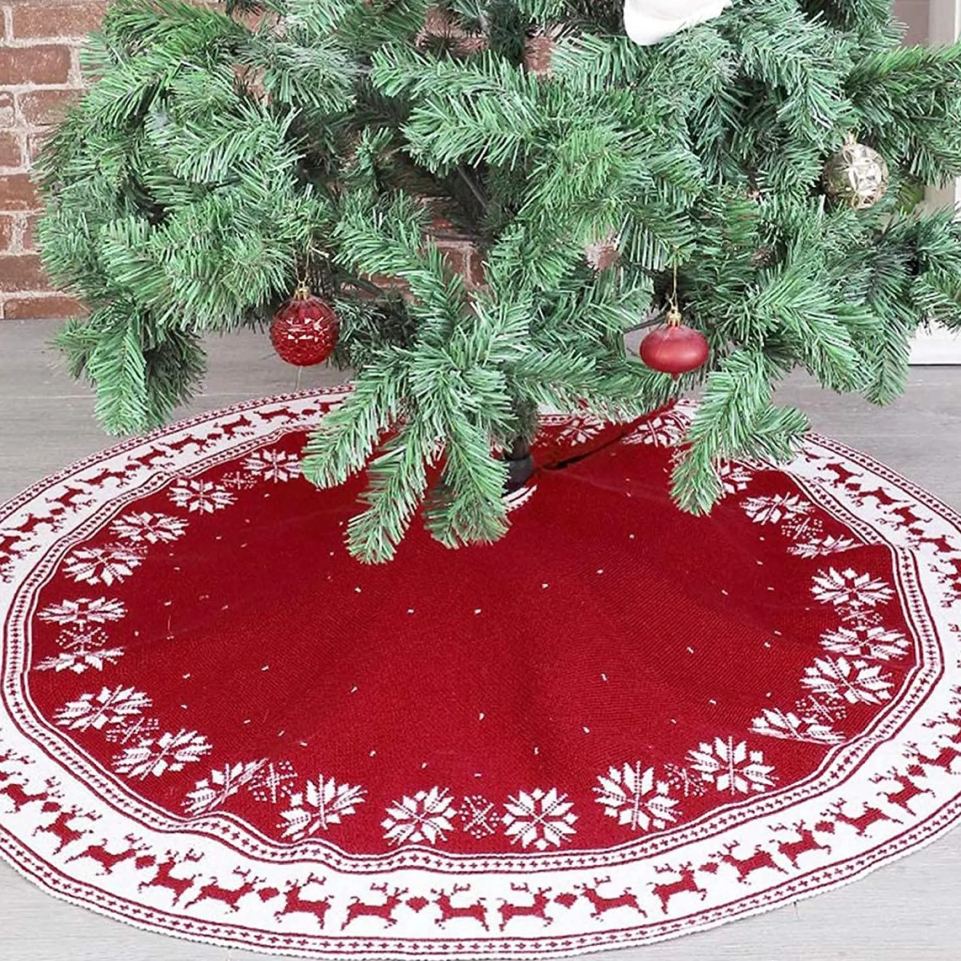 Merkloos Kerstboomrok - Kerstboomkleed – Luxe Kerstboomrok Clearance