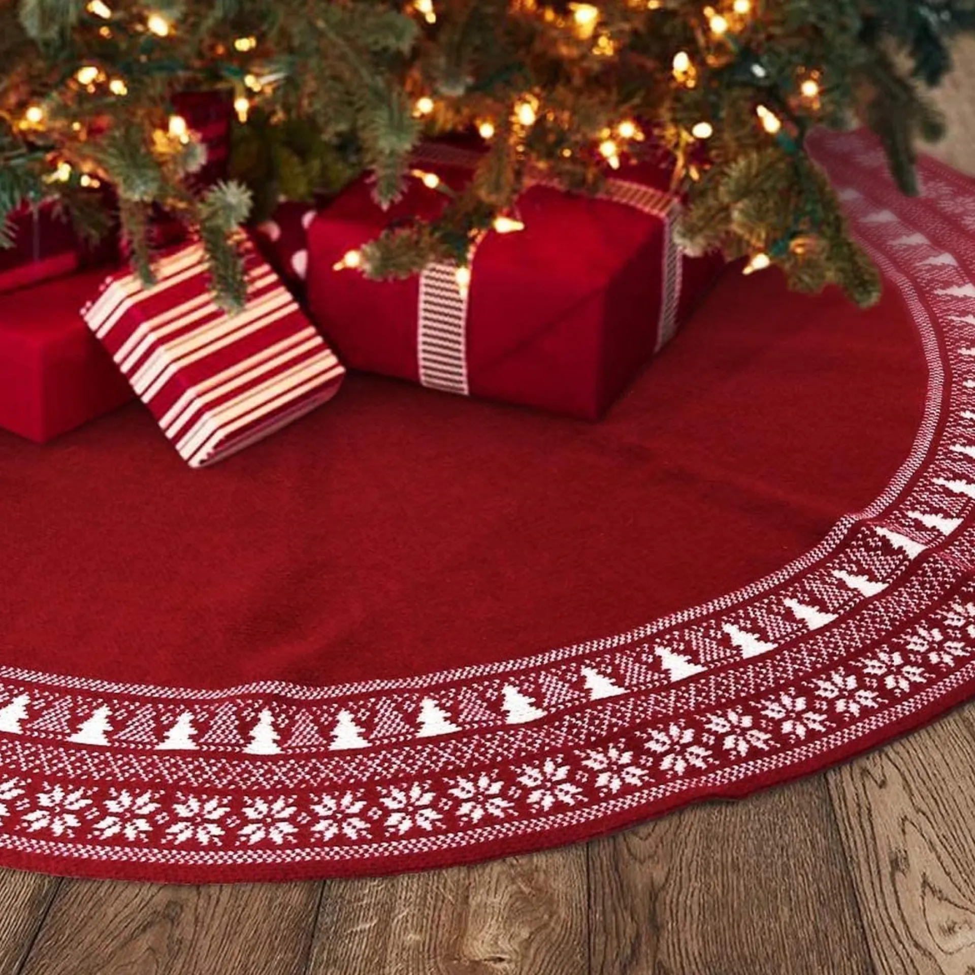 Merkloos Kerstboomrok - Kerstboomkleed – Luxe Kerstboomrok Clearance