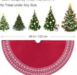 Merkloos Kerstboomrok - Kerstboomkleed – Luxe Kerstboomrok Clearance